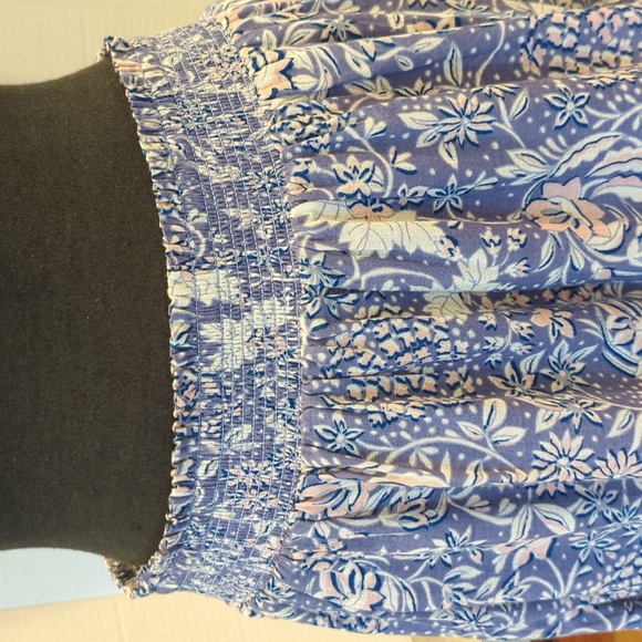Sundry Blue and White Floral Mini Skirt. Size 3. - Picture 2 of 4